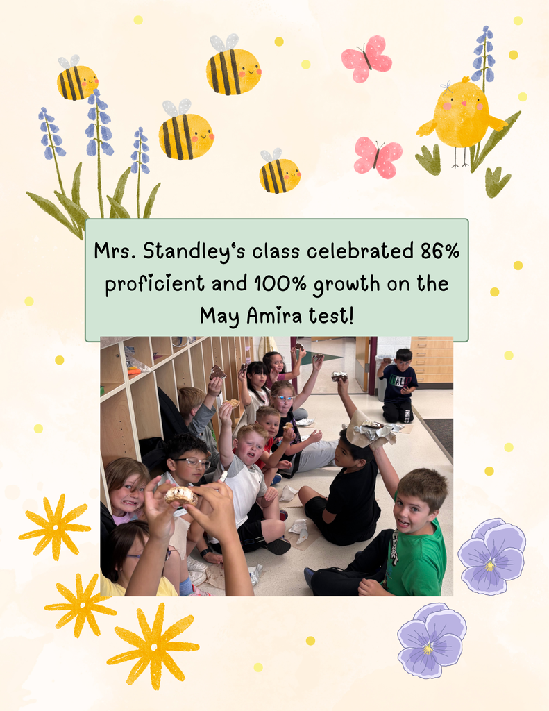 When you have 100% of your class grow...ice cream is a great way to celebrate!