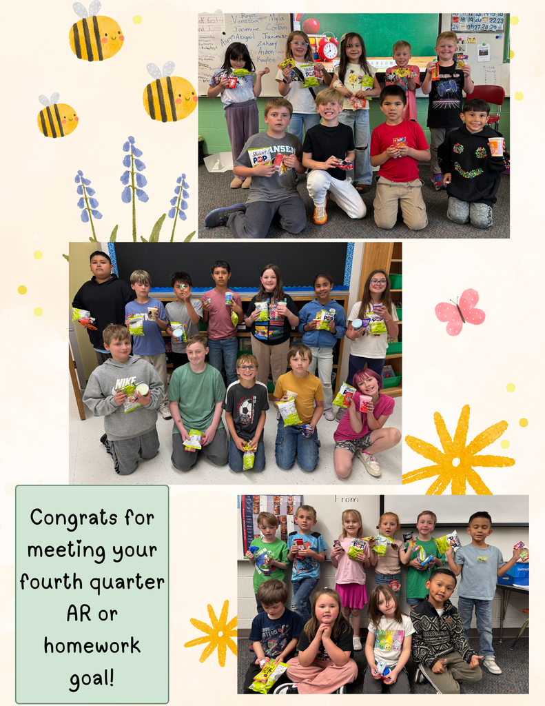 Mrs. Standley's class, Mrs. Miller's class, and Mrs. Schroeder's class