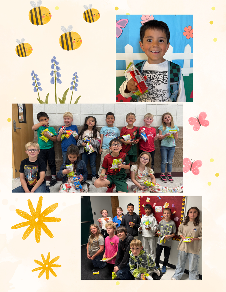 Mrs. Alcala's student, Mrs. Moerer's class, and Mr. Rush's class