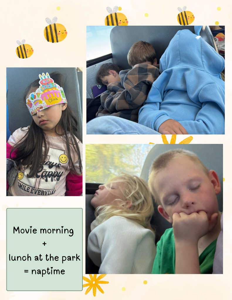 After playing all morning, a nap is a must!