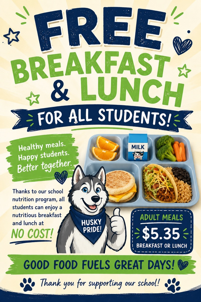 Free breakfast and lunch
