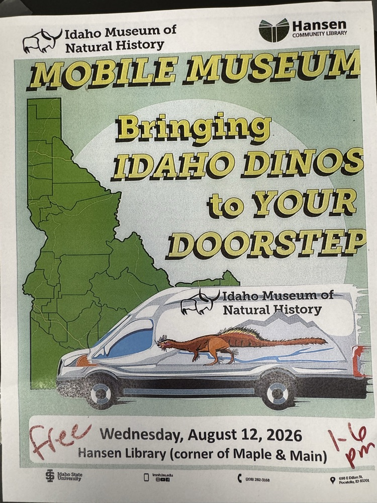 Join our Hansen Community Library in this free event!
