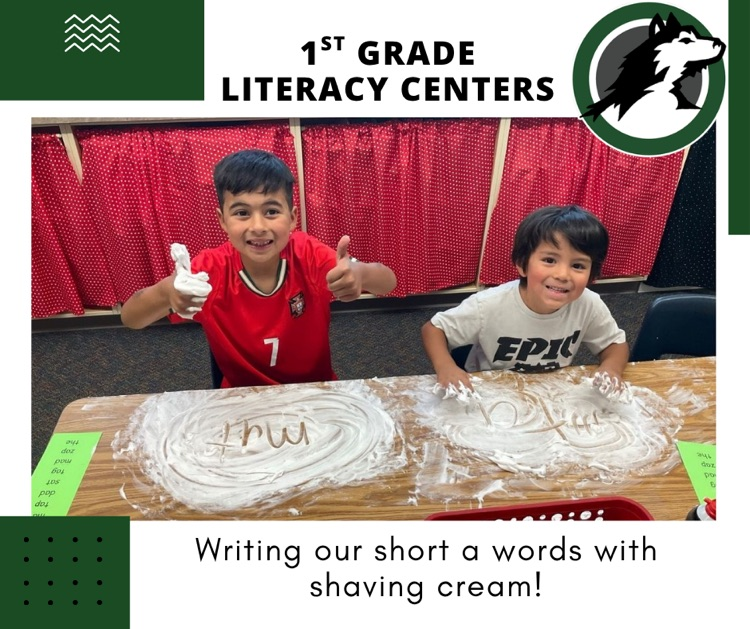 Literacy centers in Mrs. Moerer’s class