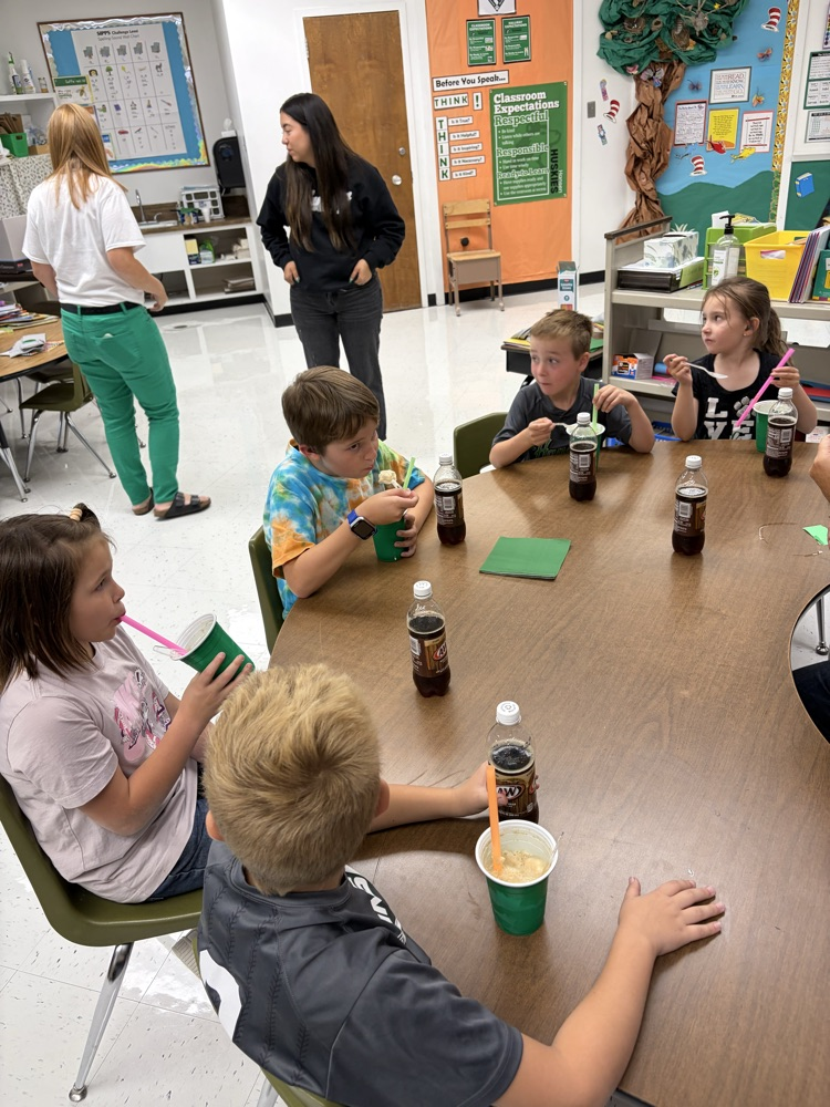 Root beer floats with Mr. Hild