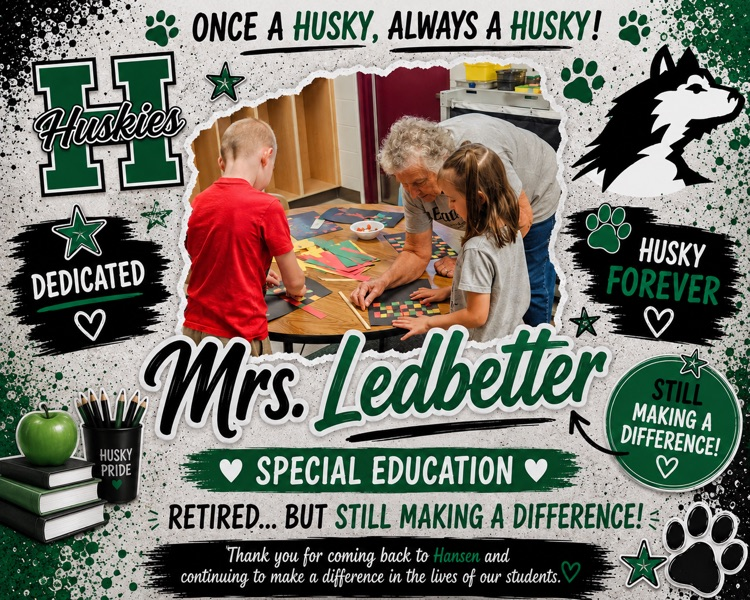 We’re so glad your are back Mrs. Ledbetter!