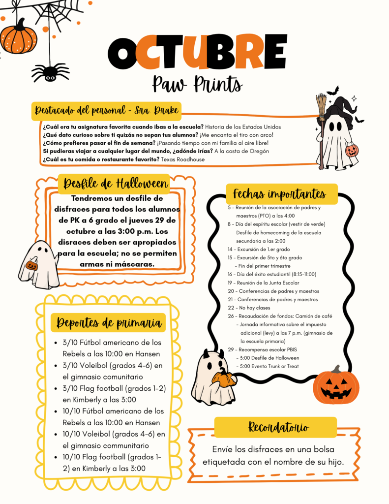 Paw Prints de Octubre