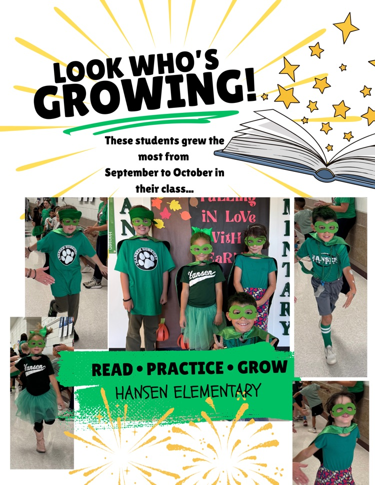 These students grew the most on our recent Amira test!