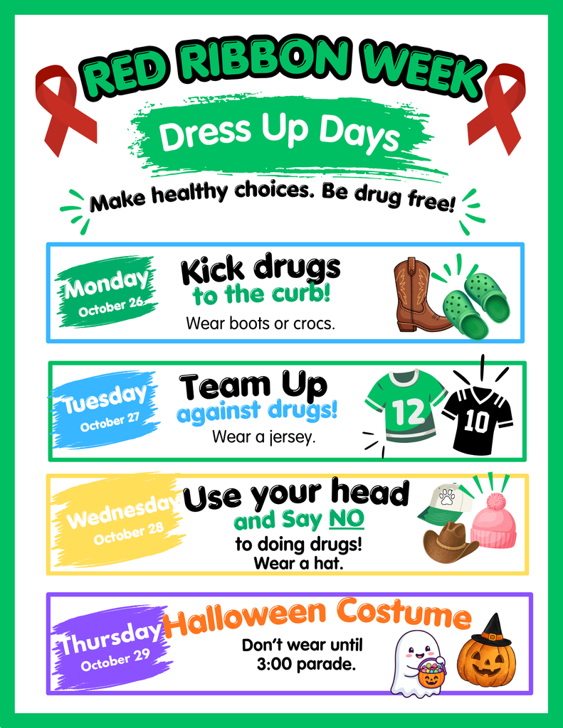 Red Ribbon Week (October 26-29)