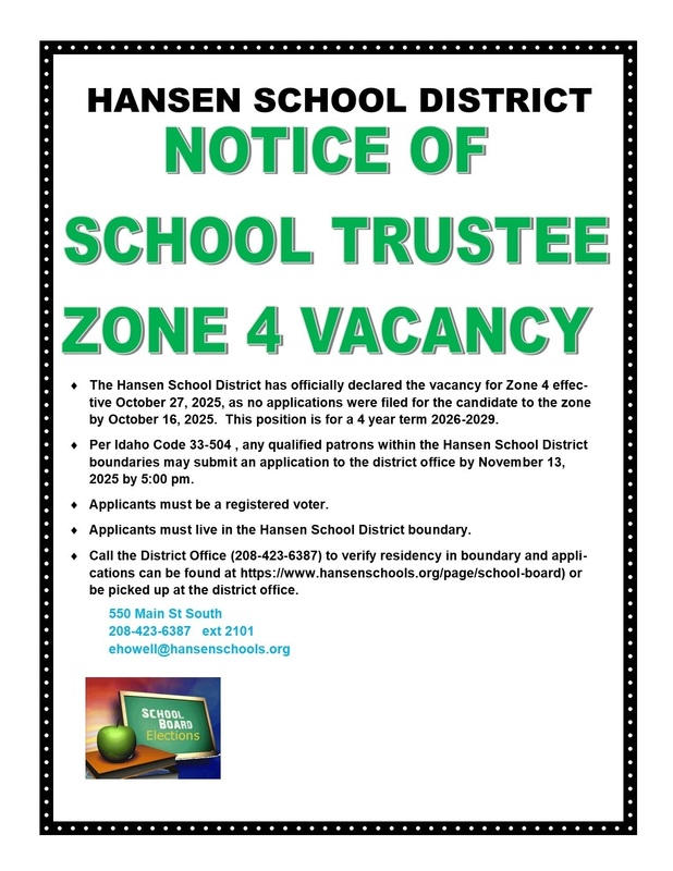 Zone 4 Trustee Vacancy