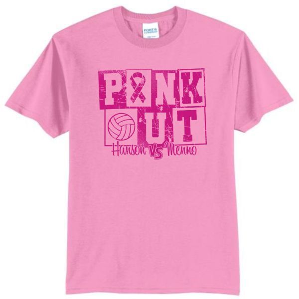 Pink Out Volleyball Shirt