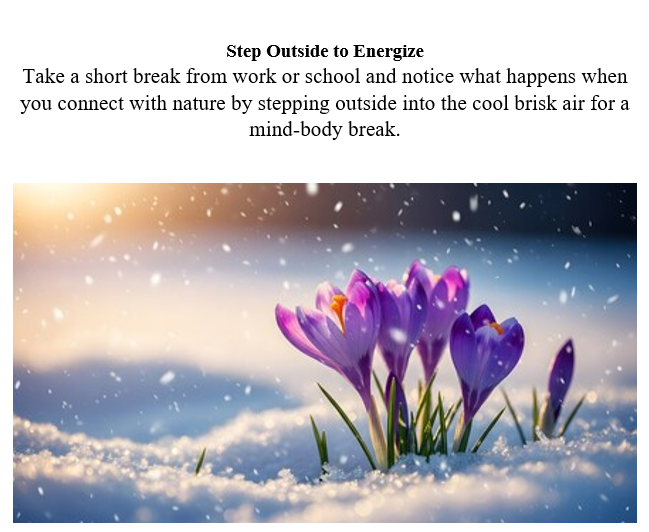 Hope for spring with this Mindful Monday.