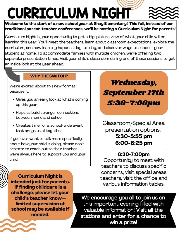 Elementary Curriculum Night