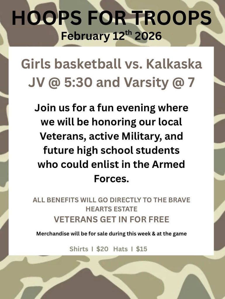 Hoops for Troops flyer
