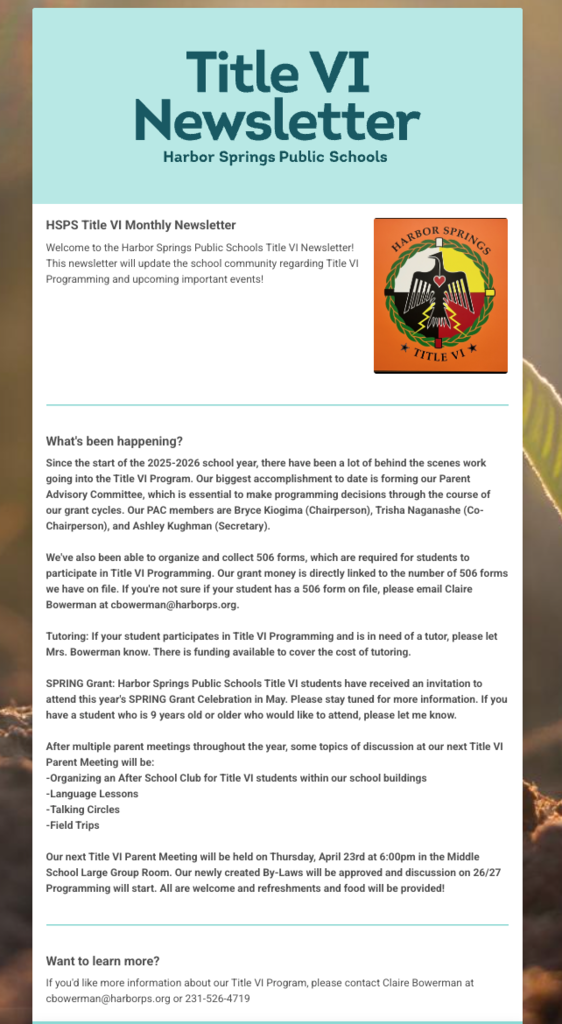 Title VI Newsletter