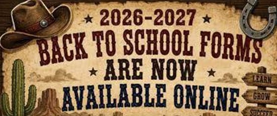 2026-2027 back to school forms are now available online