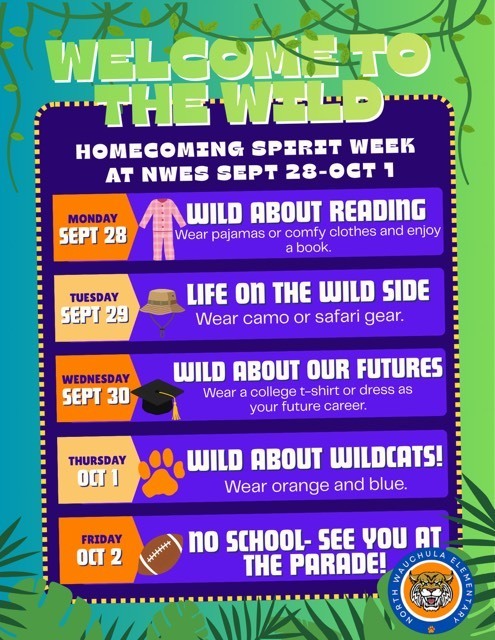 homecoming spirit days