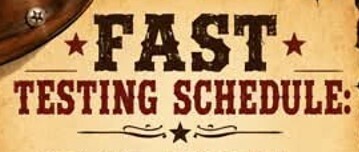 FAST Testing schedule