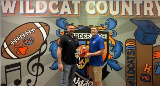 Coach Jeffrey Smothers welcomed to the HHS Varsity Team as coach