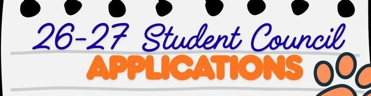 26-27 student council applications