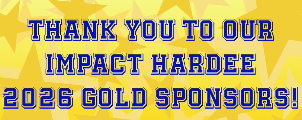thank you to our impact hardee 2026 gold sponsors