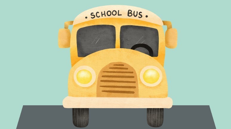 illustrated bus
