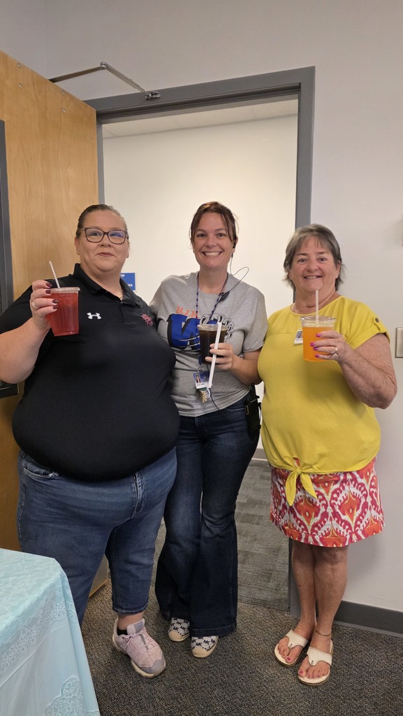 Staff Enjoying Fancy Water
