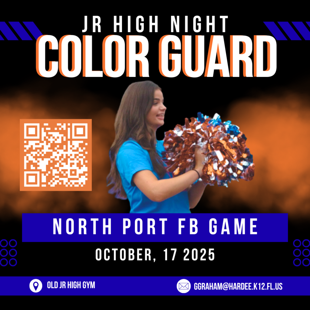 Jr High Night Color Guard FLyer
