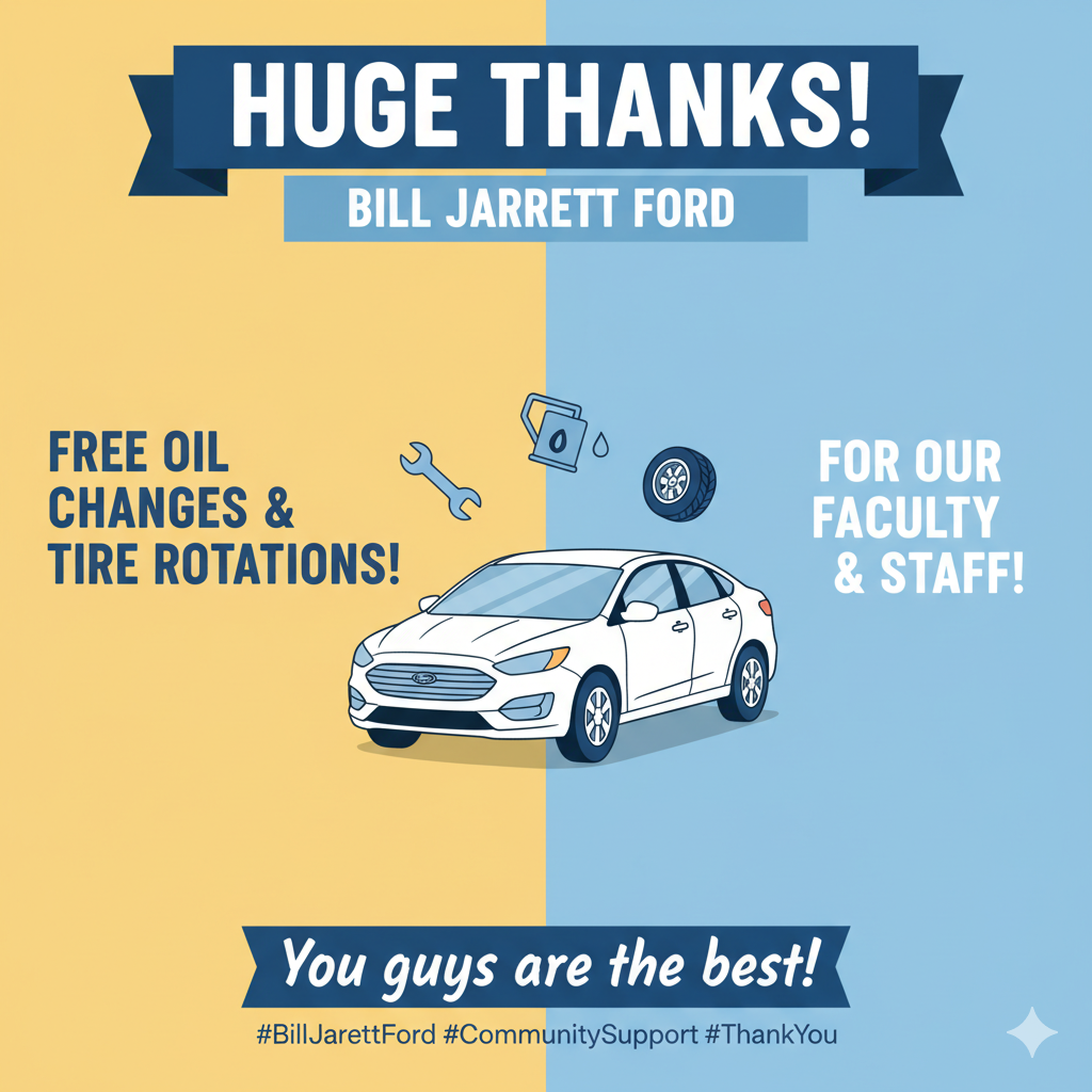 Thank you flyer