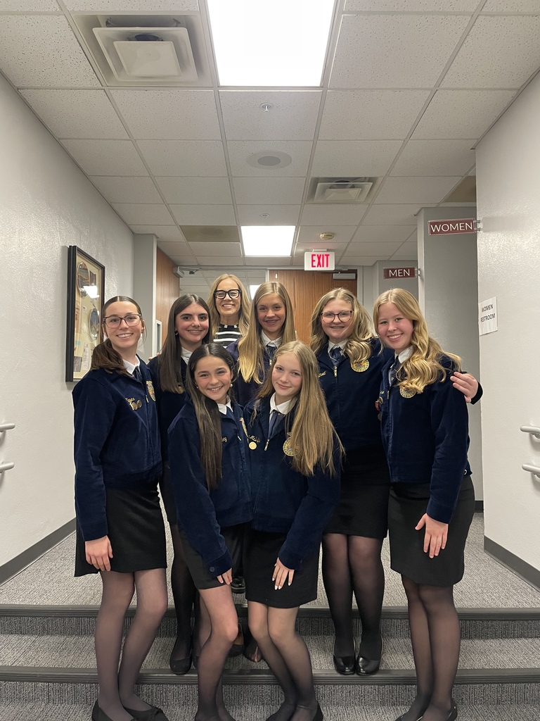 FFA Team after district competition