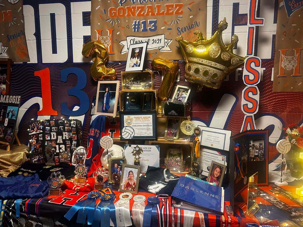 a trophy display