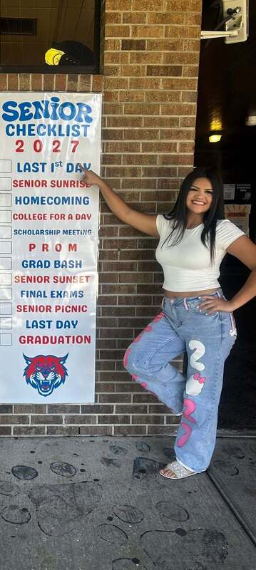 A 2027 senior with her senior checklist