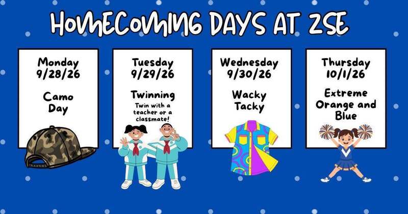 list of spirit day themes as written in the article
