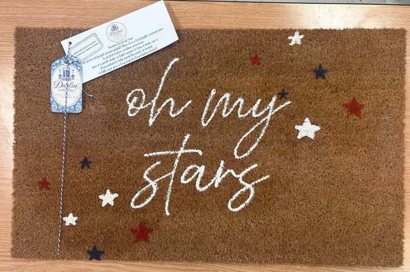 Doormat from Darlin’ At The Door donated by Andrew Brian Smith
