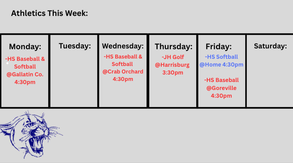 Athletic Schedule