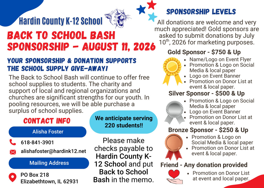 Back to School Bash Sponsorship