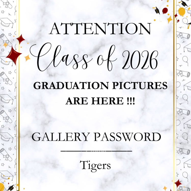 Senior Graduation Photos are Here
