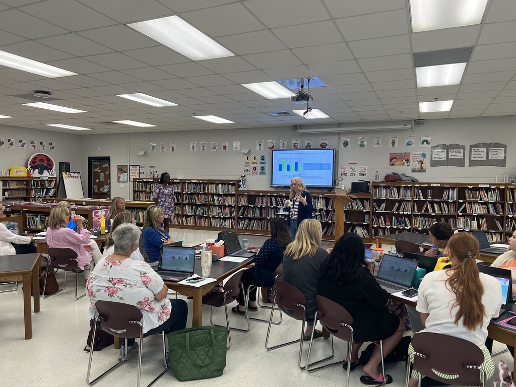 Mrs. Theresa McCormick kicking of the morning with some encouraging data about Kindergarten and First grade scores after using Heggerty BTR and BTW.