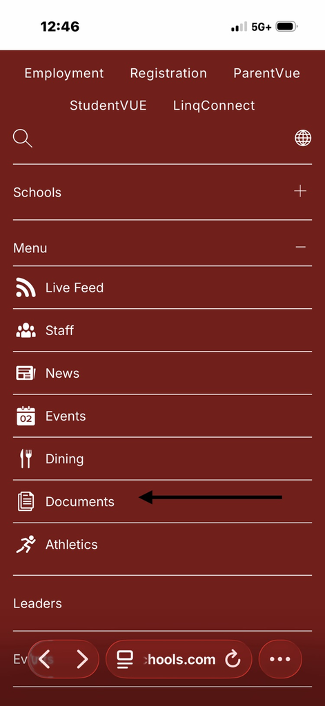 Step 2 - Click Documents