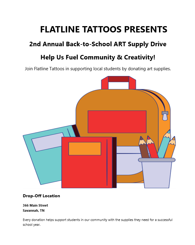 Art Supply Drive