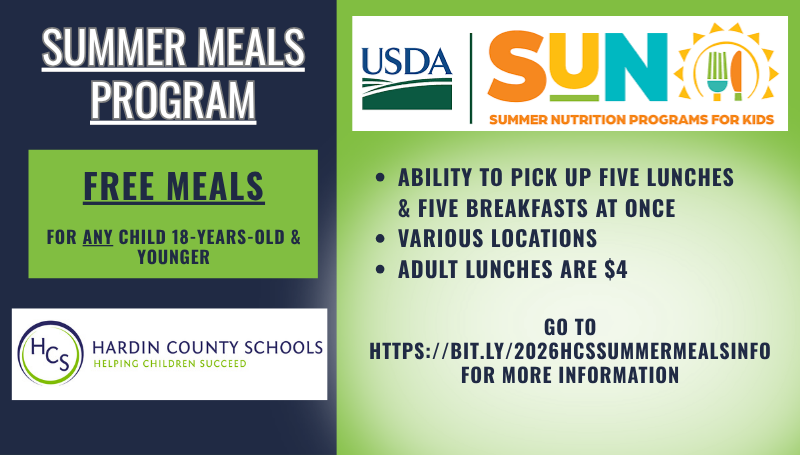 summer meals graphic