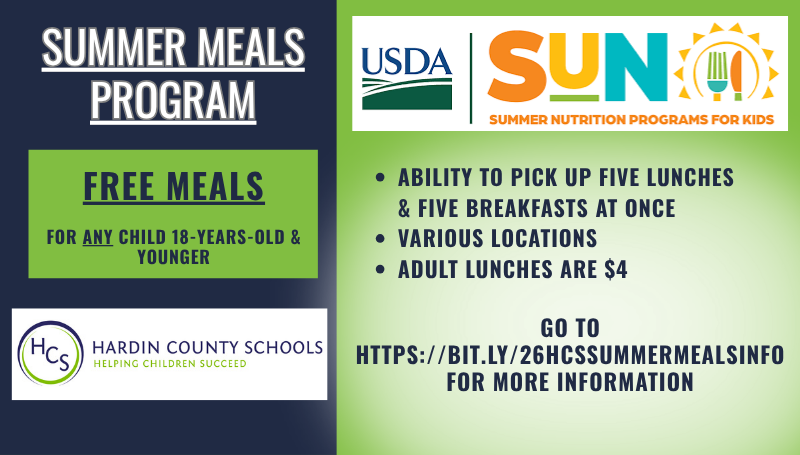 summer meals graphic