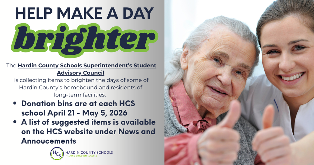 superintendent's student advisory council merchandise drive