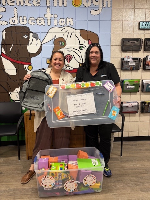 A BIG thank you to Heartland Imaging for bring lots of wonderful school supplies for our students!