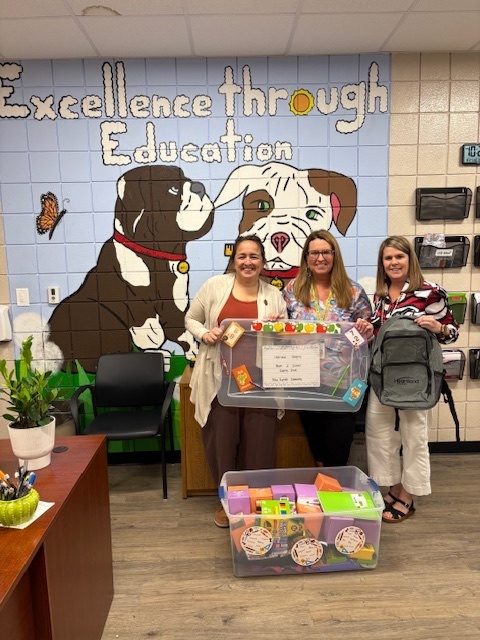A BIG thank you to Heartland Imaging for bring lots of wonderful school supplies for our students!