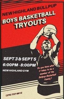 Boys basketball tryouts