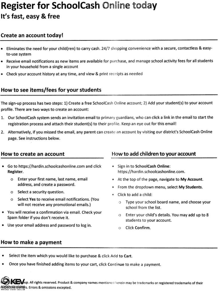 SchoolCash Online