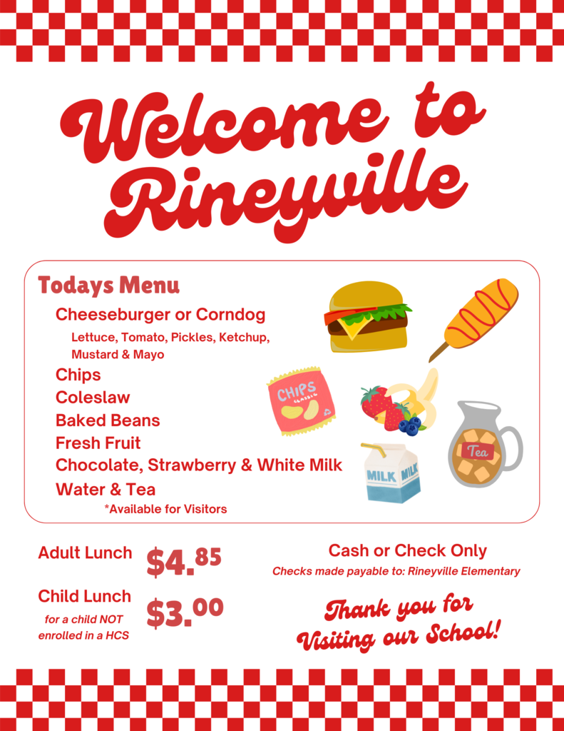 Thursday Menu