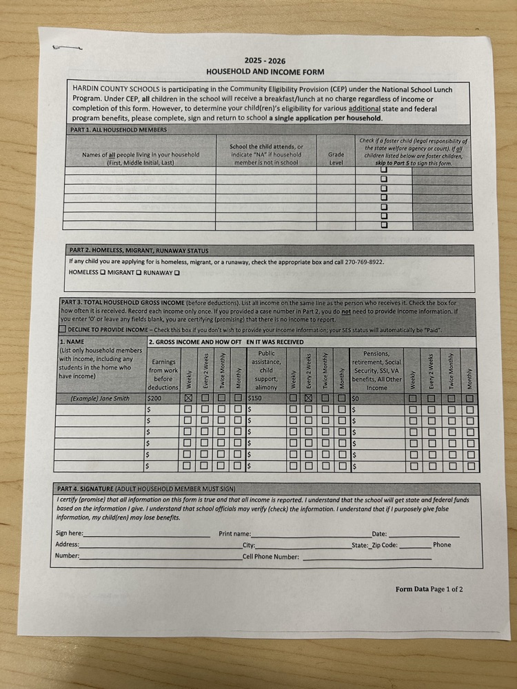 CEP form