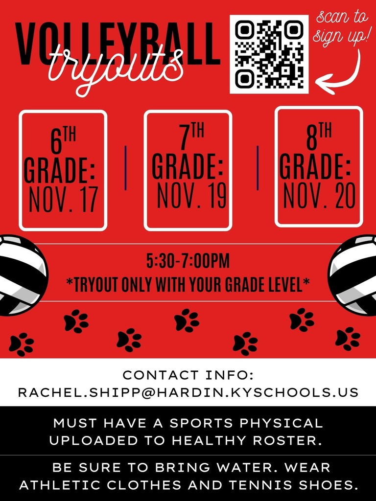 Volleyball Tryouts