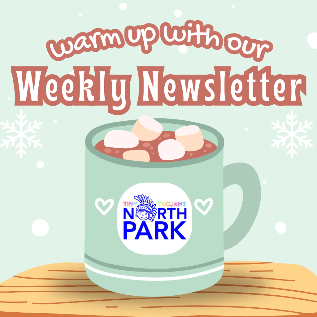 warm up with our weekly newsletter